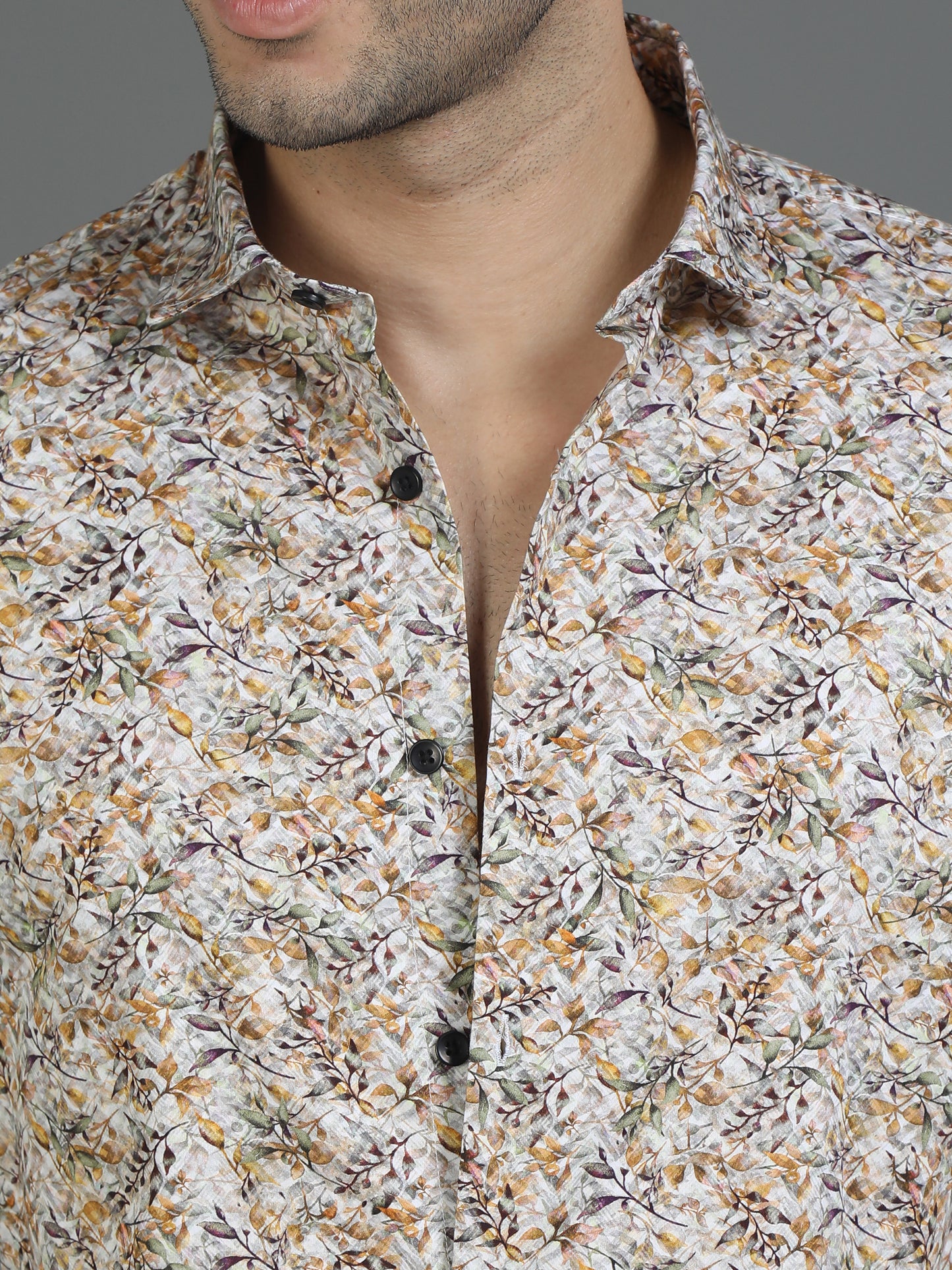 Beige Abstract Allure Shirt
