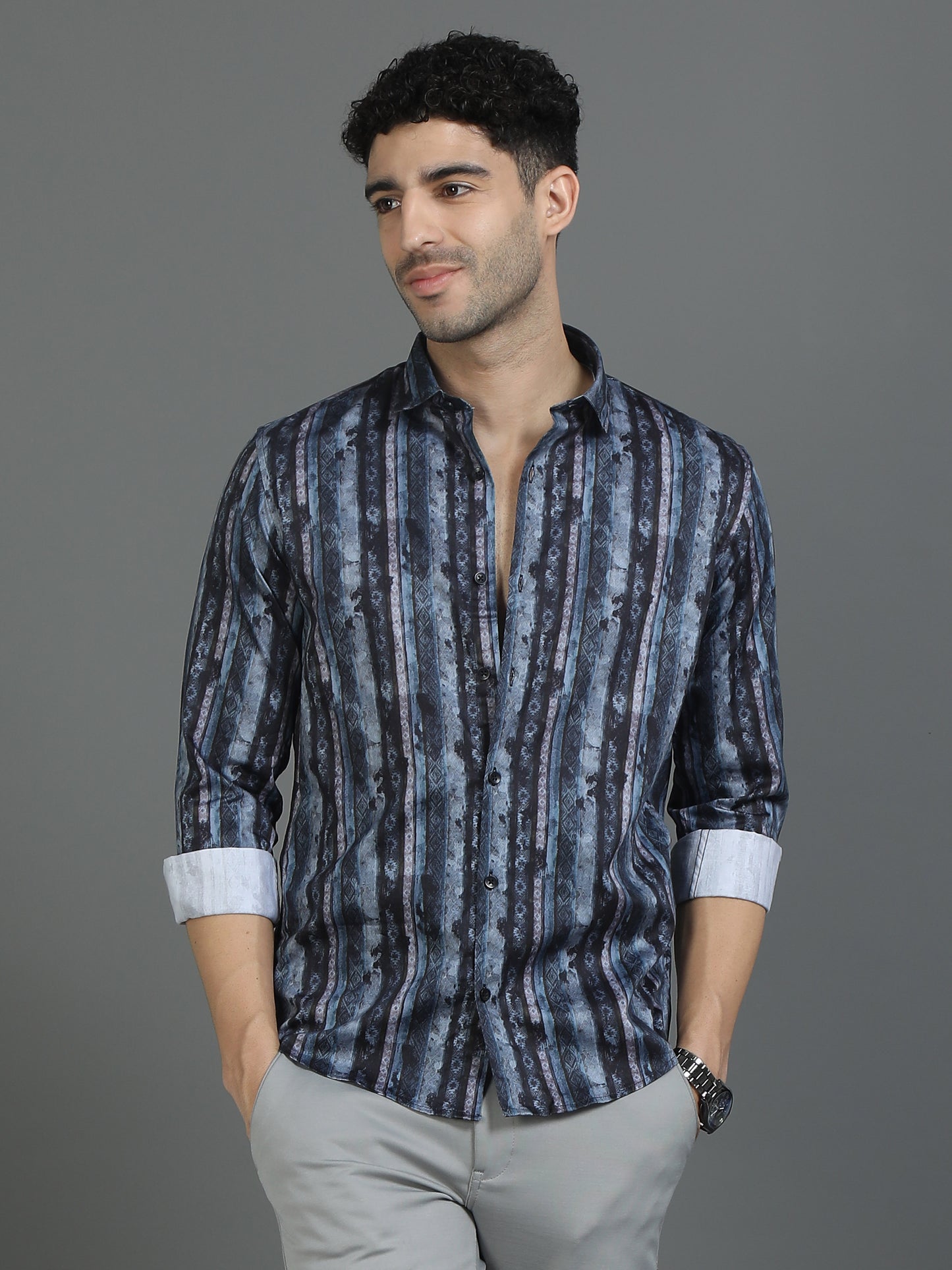 Blue Pattern Play Shirt