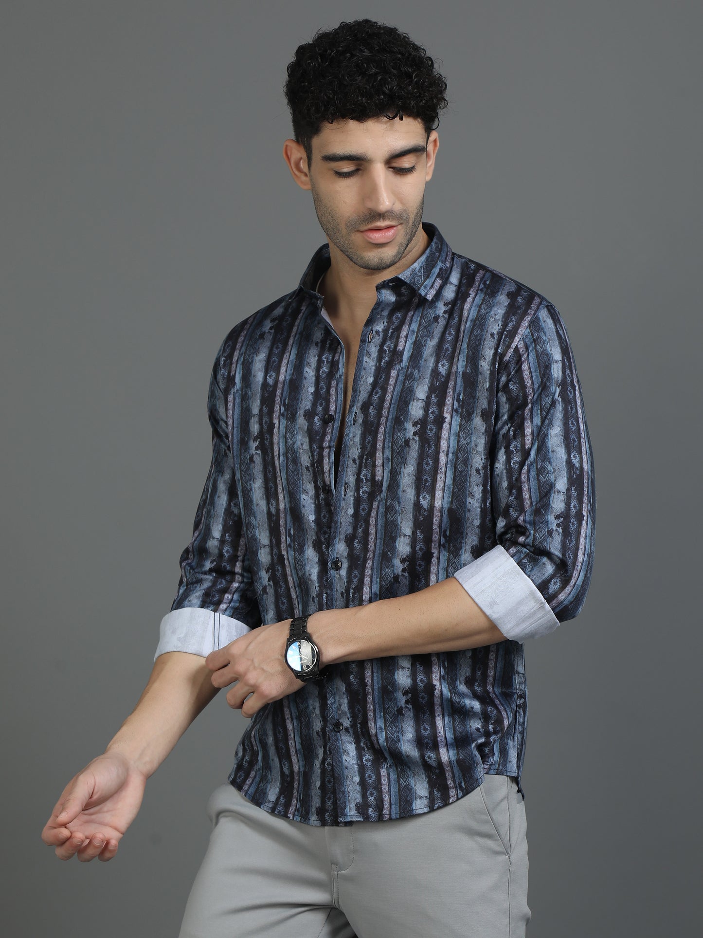Blue Pattern Play Shirt