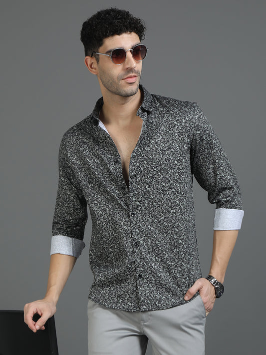 Greenish Dynamic Design Shirt