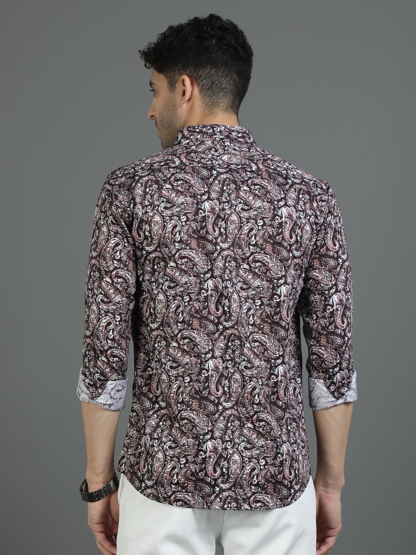 Pinkish Style Statement Shirt