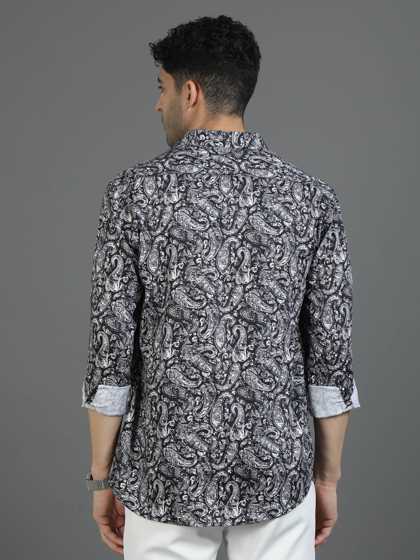 Bluish Style Statement Shirt