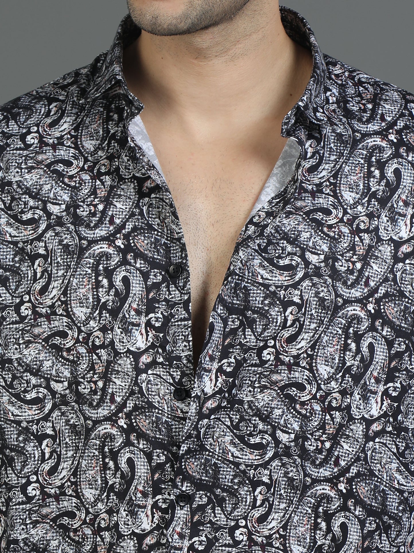 Bluish Style Statement Shirt