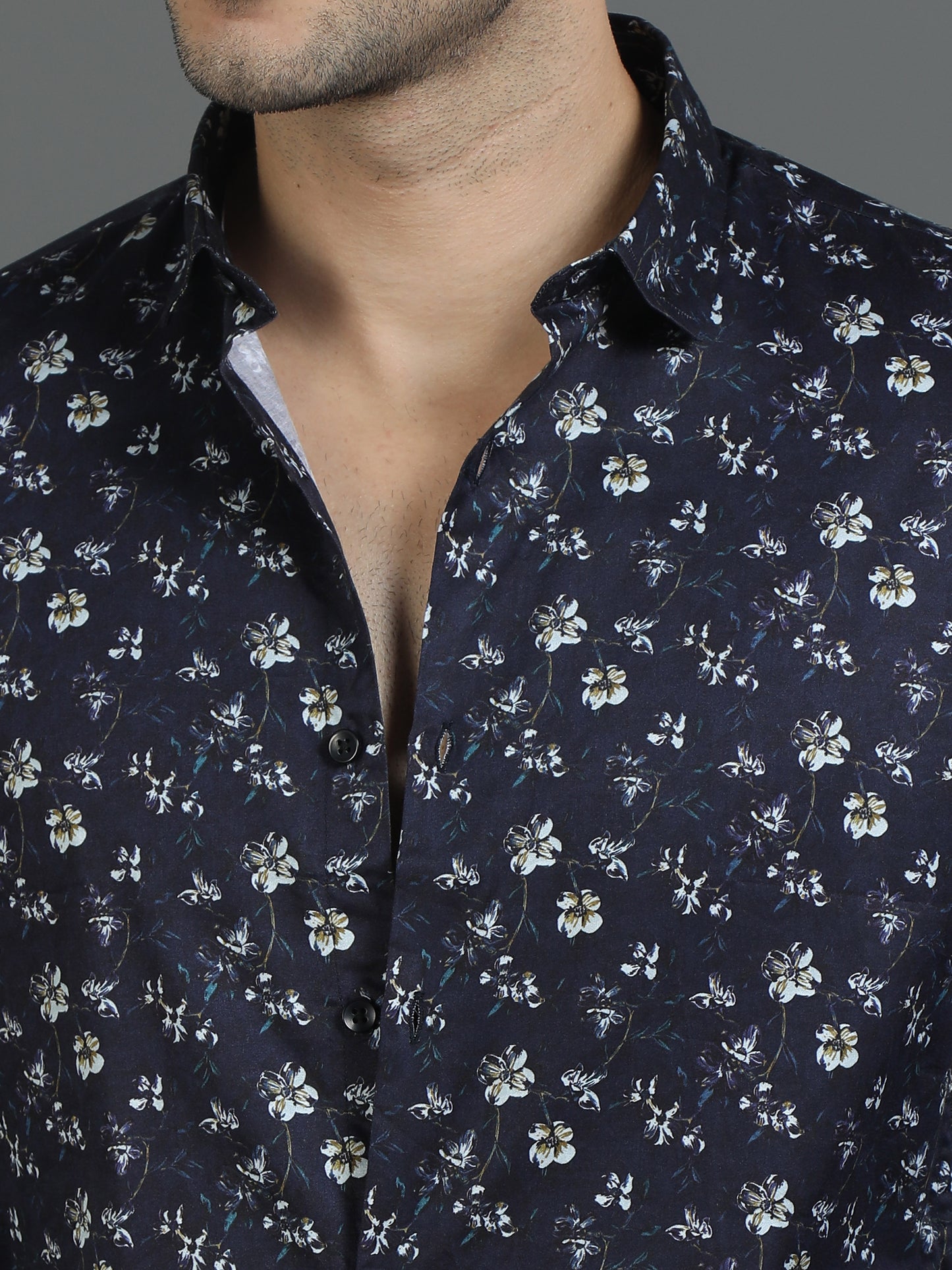 Blue Bold Expression Shirt