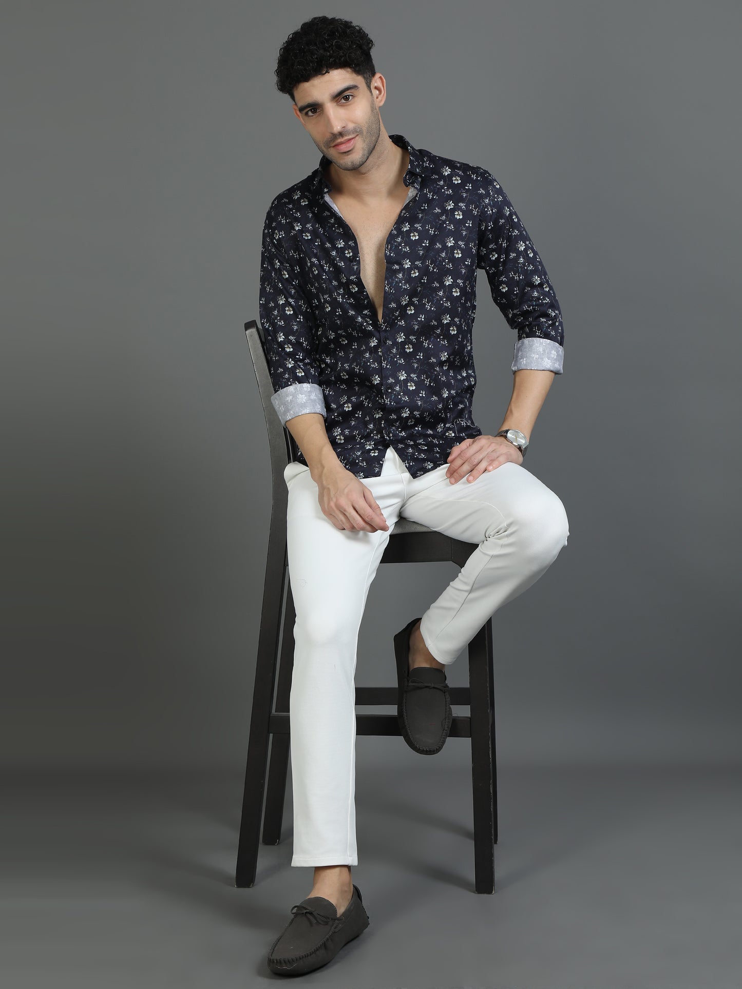 Blue Bold Expression Shirt