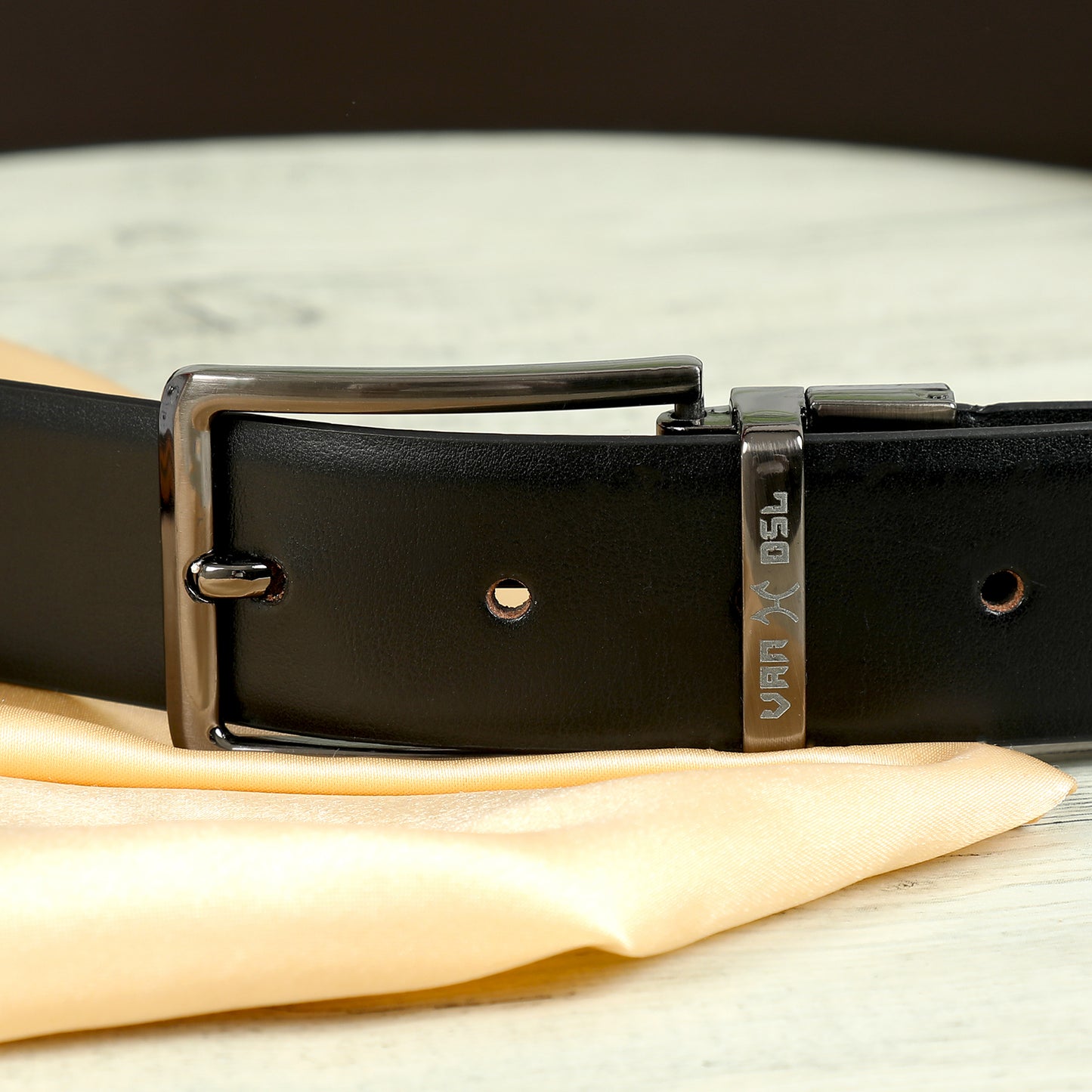 Reversible Leather Belt - Black & Brown