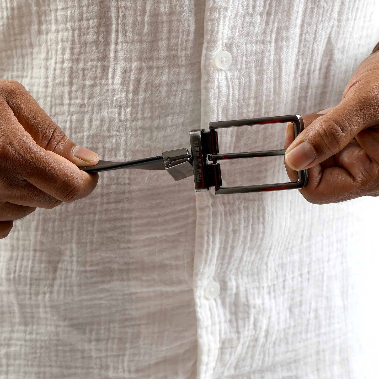 Reversible Leather Belt - Black & Brown