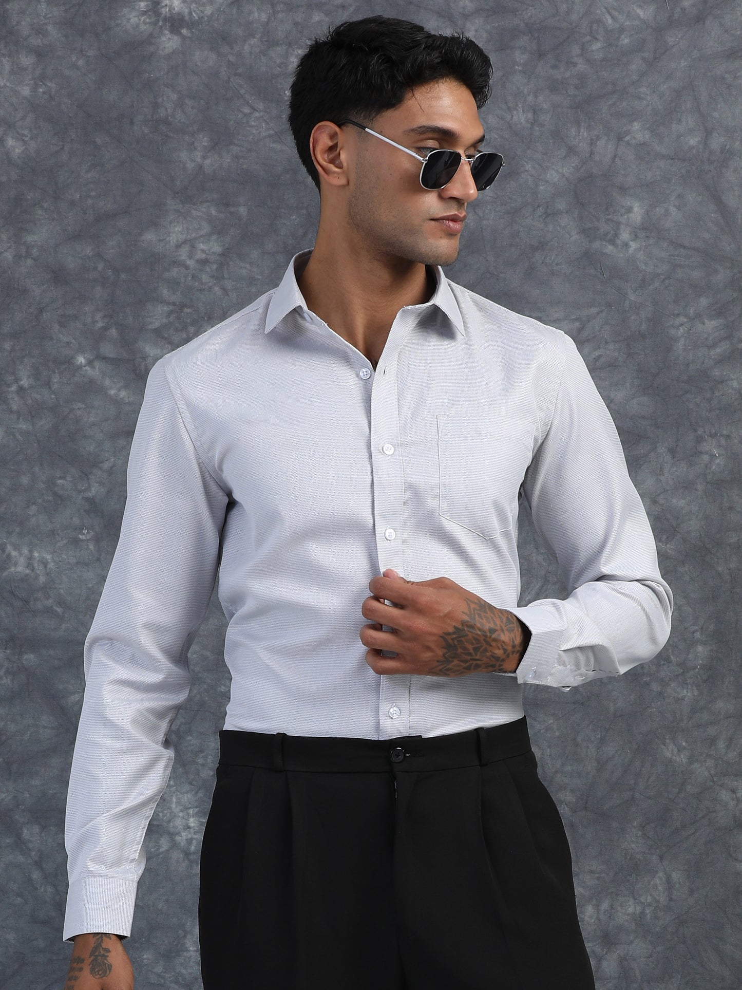 White Giza Formal shirt