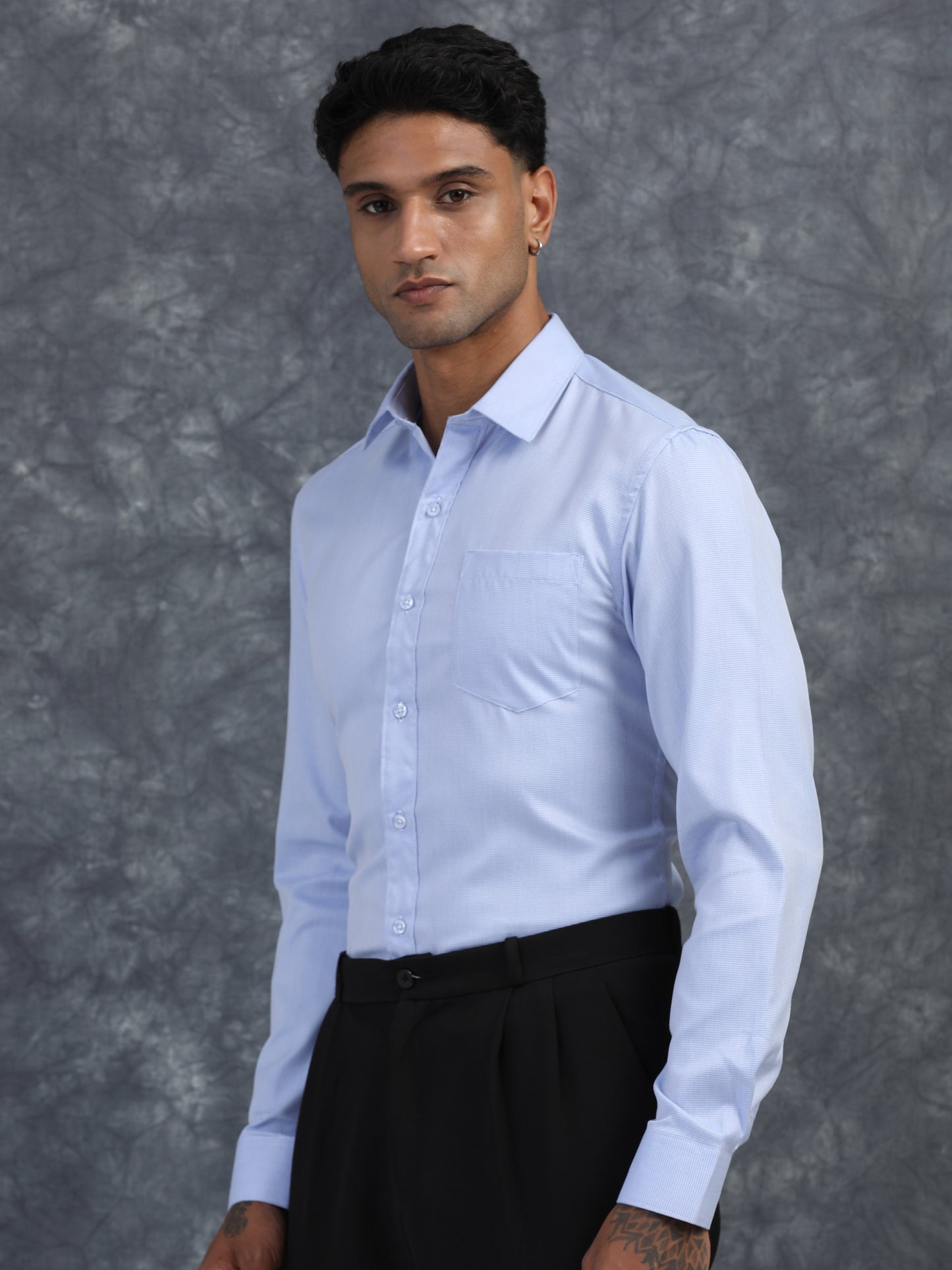Light Blue Giza Formal shirt
