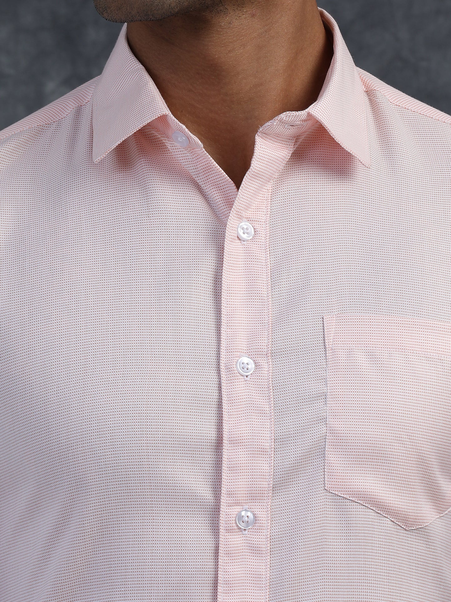 Light PEACH Giza Formal shirts