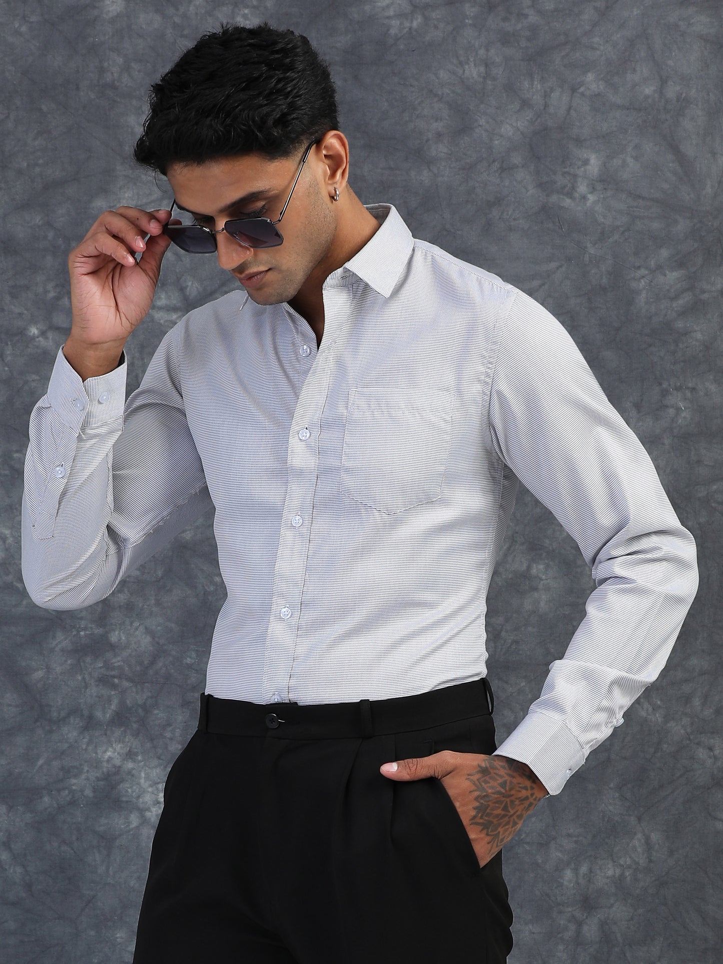 FROST  White Giza Formal shirts