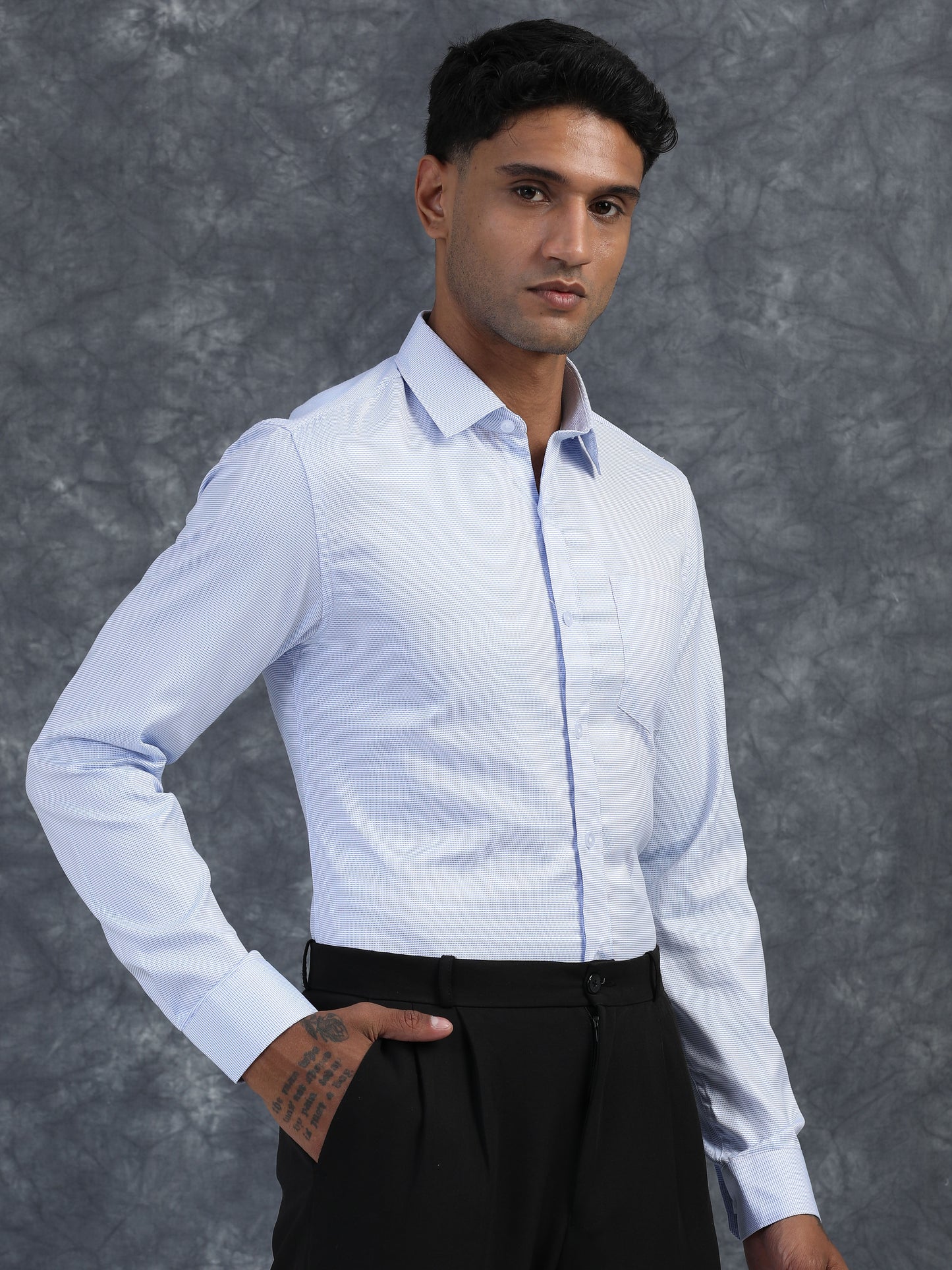Formal Blue Giza Formal shirts