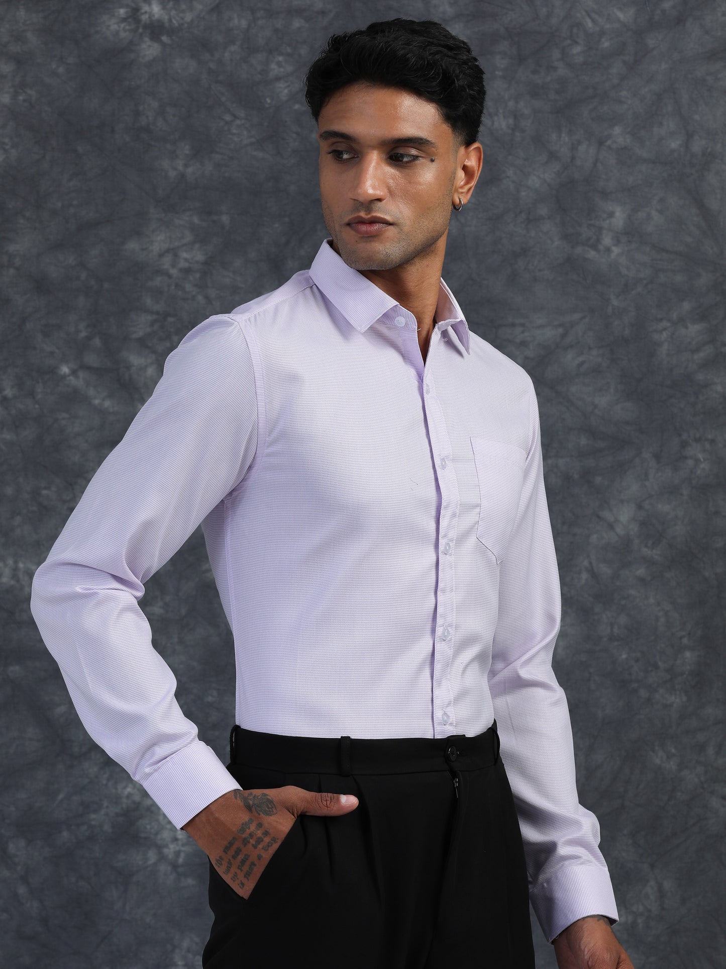 LIGHT Lavender Giza Formal shirts