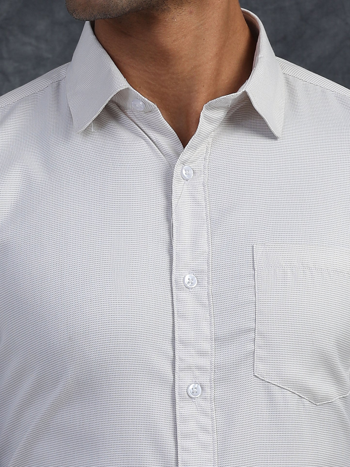 SeaShell White  Giza Formal shirts