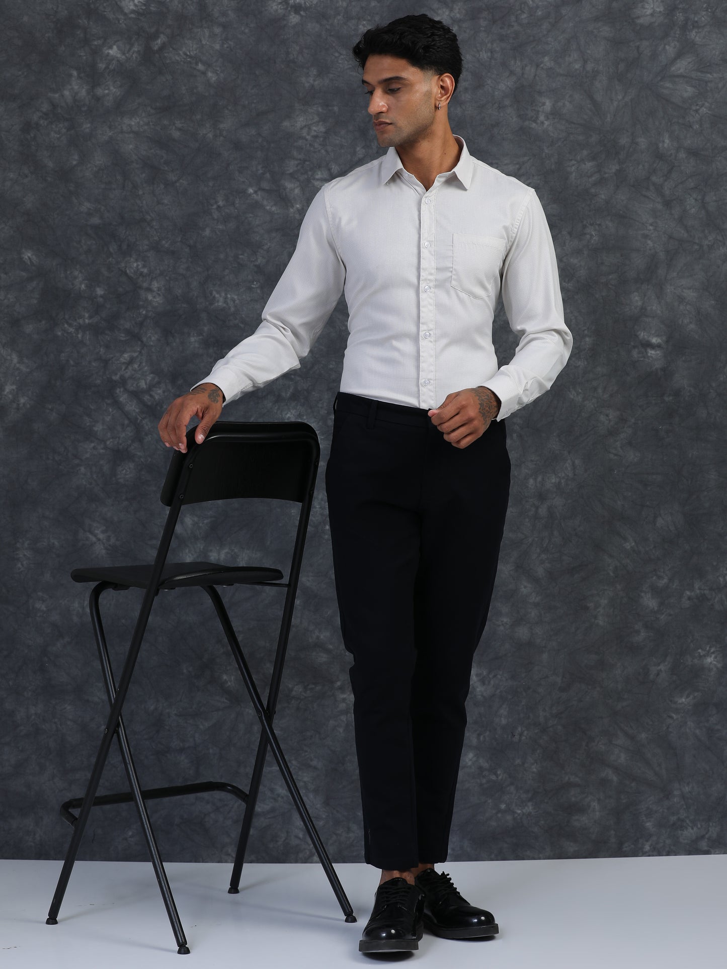 SeaShell White  Giza Formal shirts