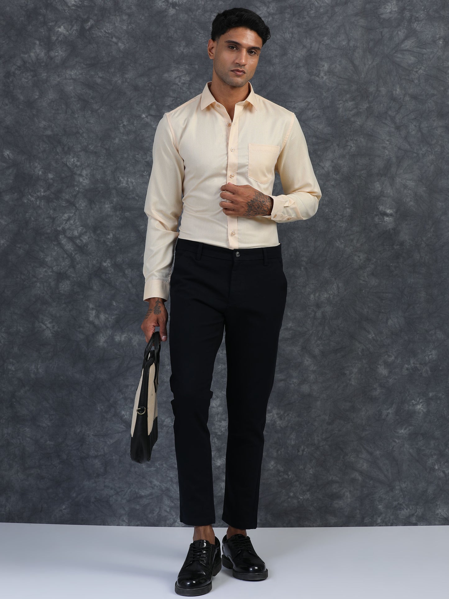 LIGHT SAFRON Giza Formal shirts
