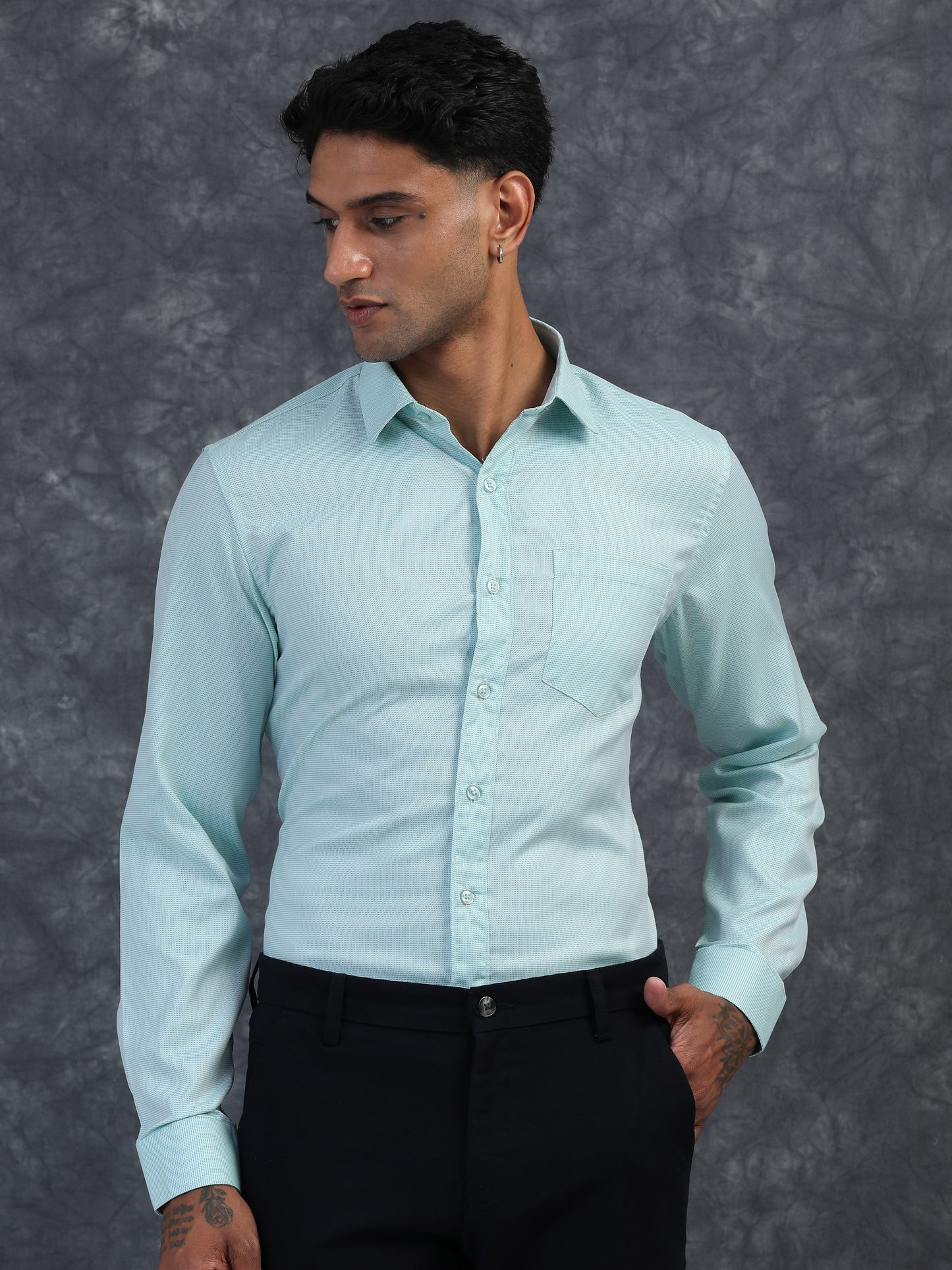 LIGHT GREEN Giza Formal shirts