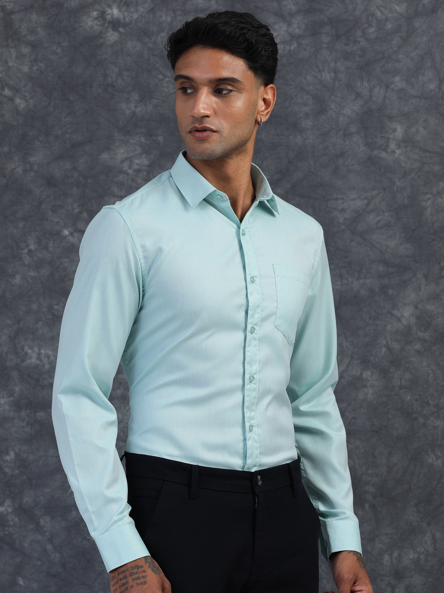 LIGHT GREEN Giza Formal shirts