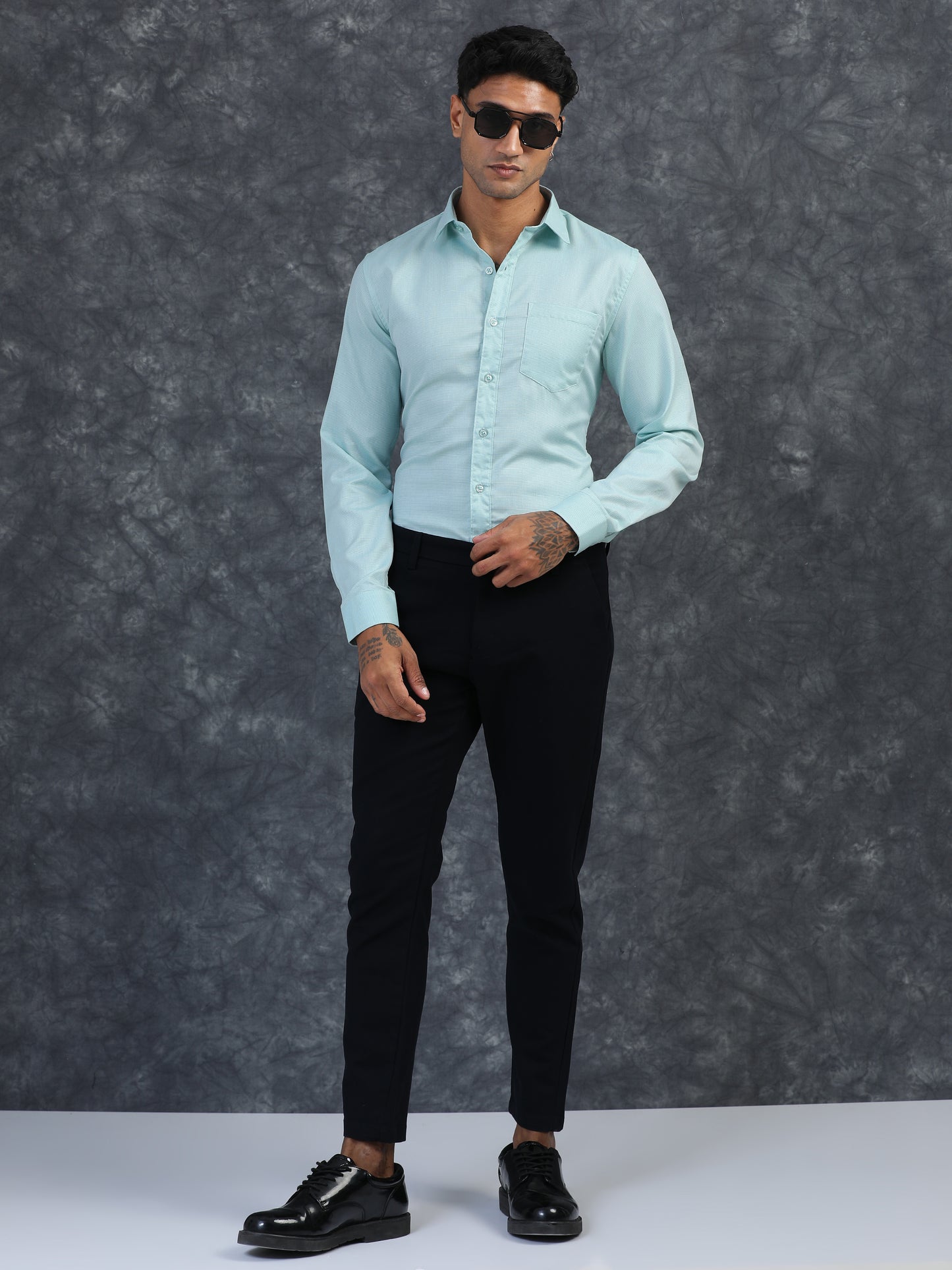LIGHT GREEN Giza Formal shirts