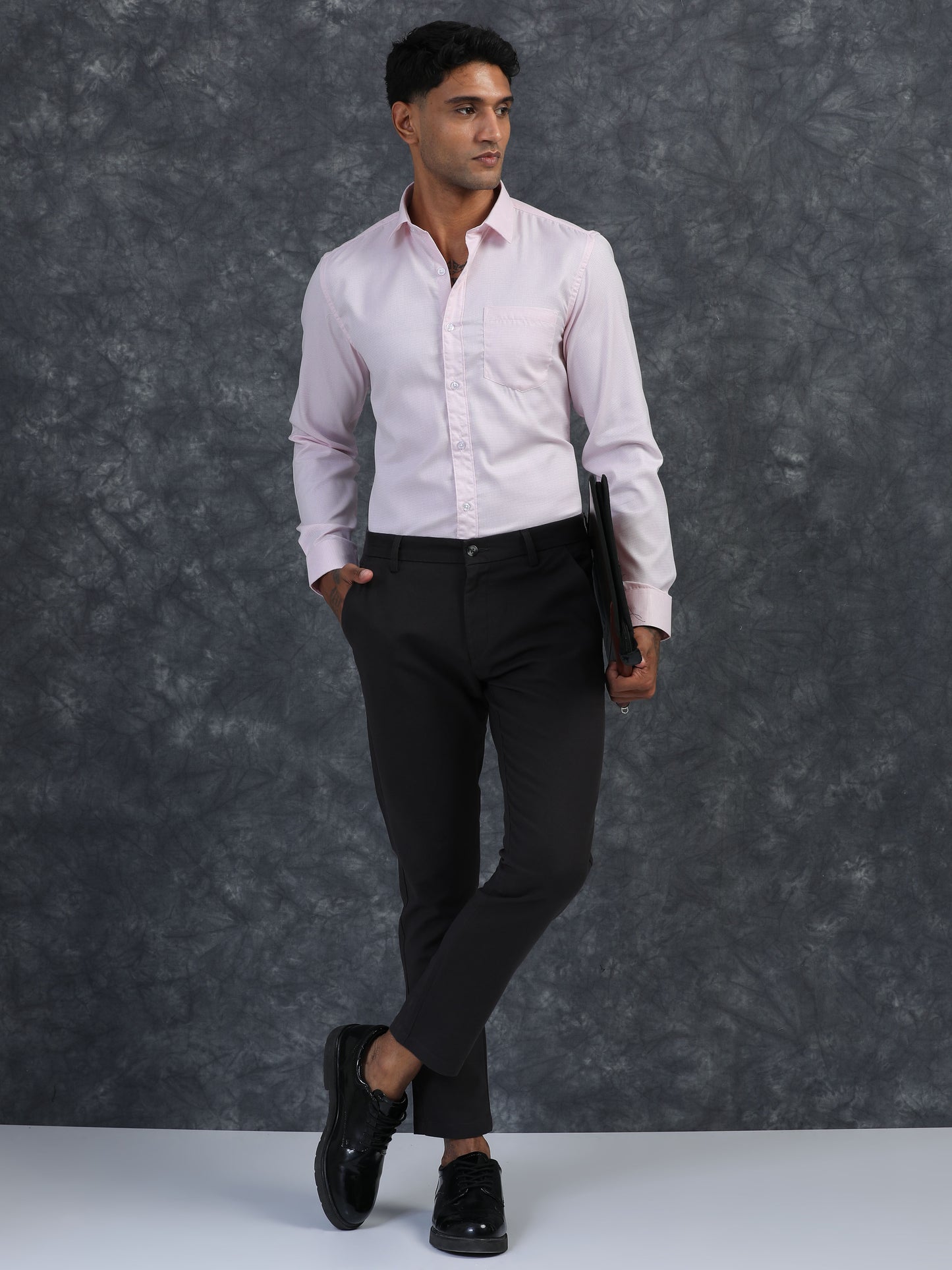 Light PEACH Giza Formal shirts