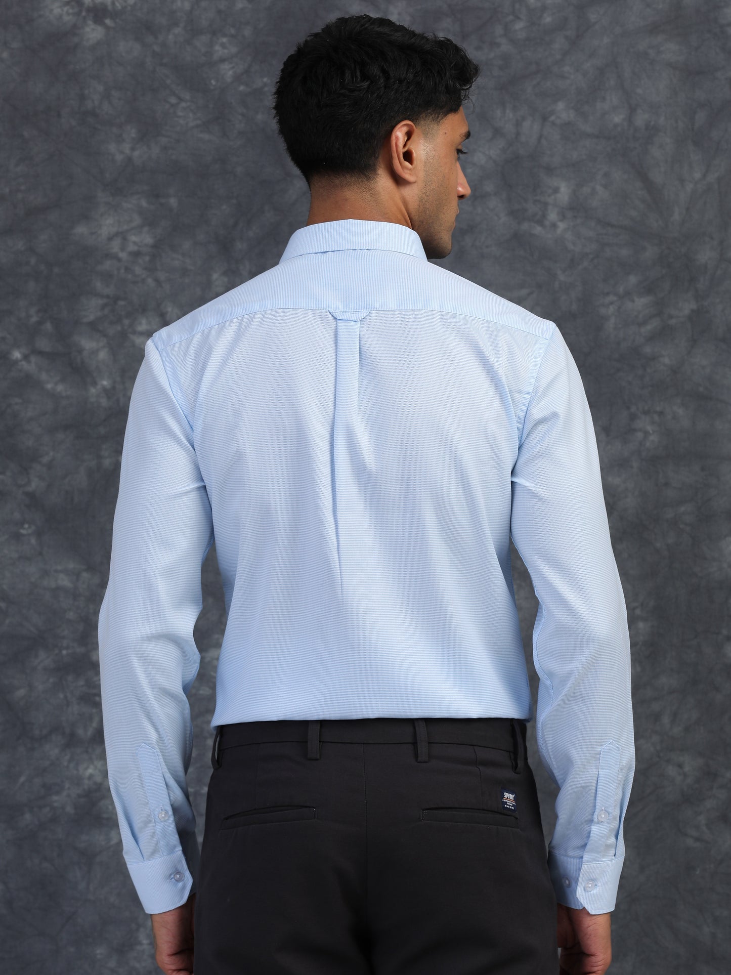 Hex Blue Giza Formal shirts