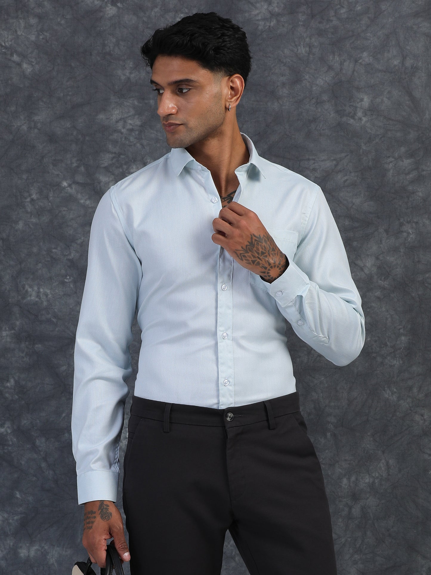 OffBlue Giza Formal shirts