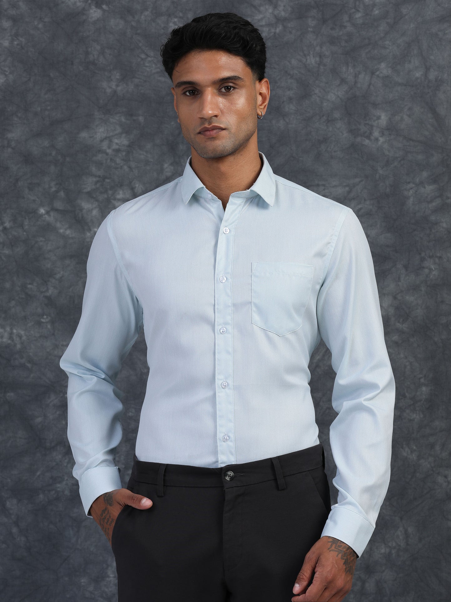 OffBlue Giza Formal shirts