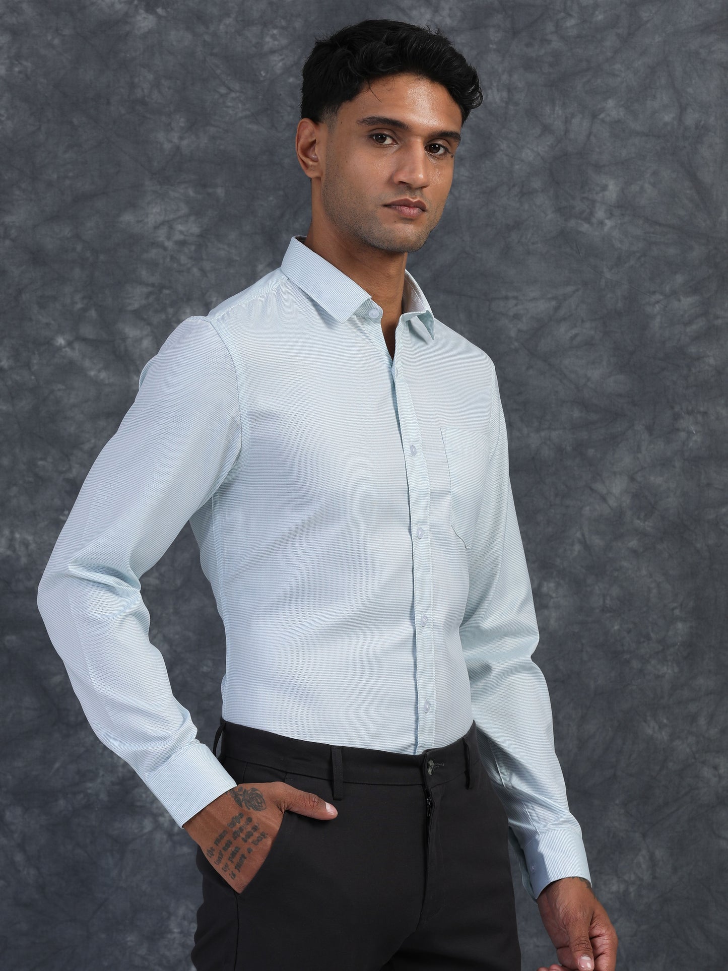 OffBlue Giza Formal shirts