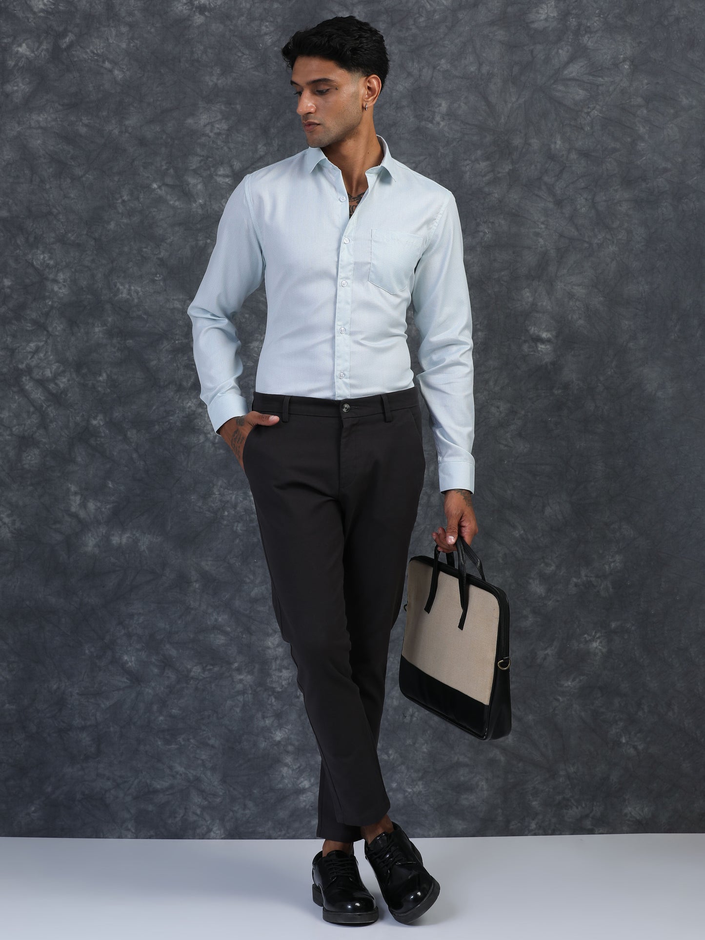 OffBlue Giza Formal shirts