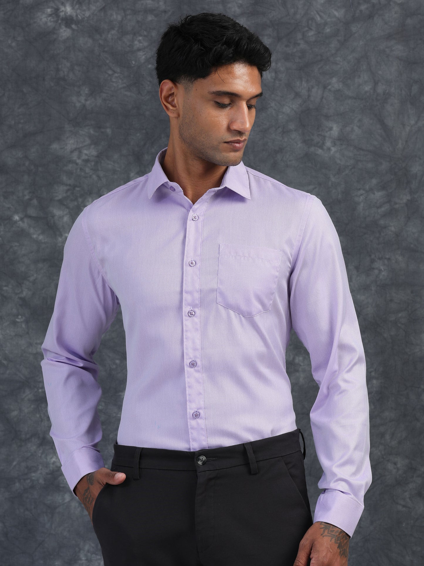 Formal LAVENDER Giza Formal shirts