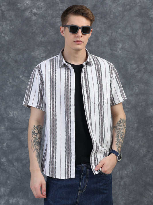 Off-White Striped Shirt