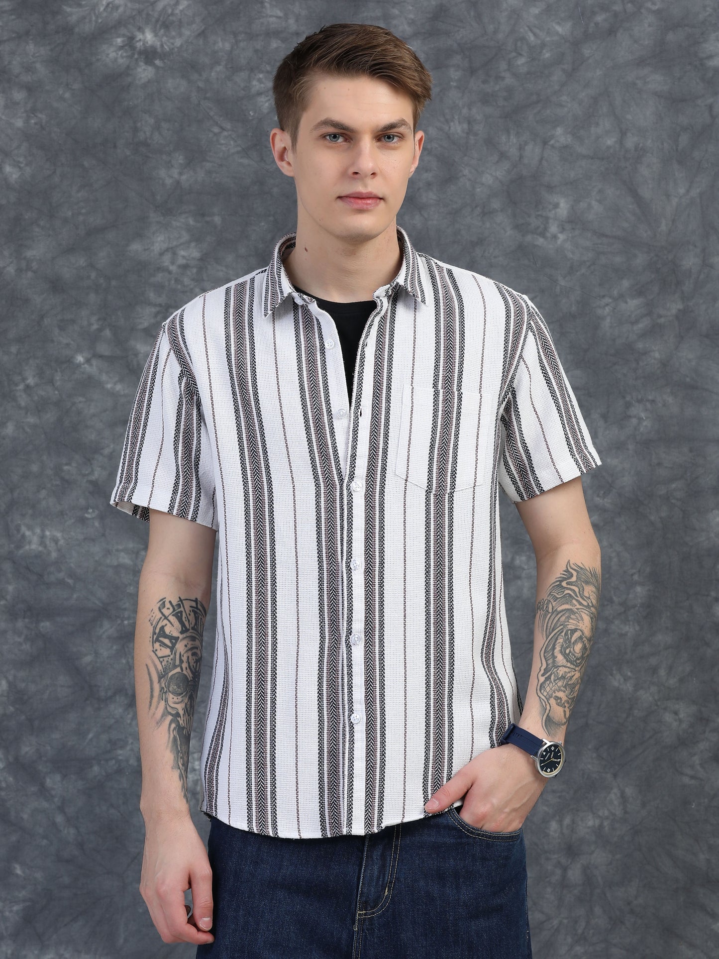 Off-White Striped Shirt