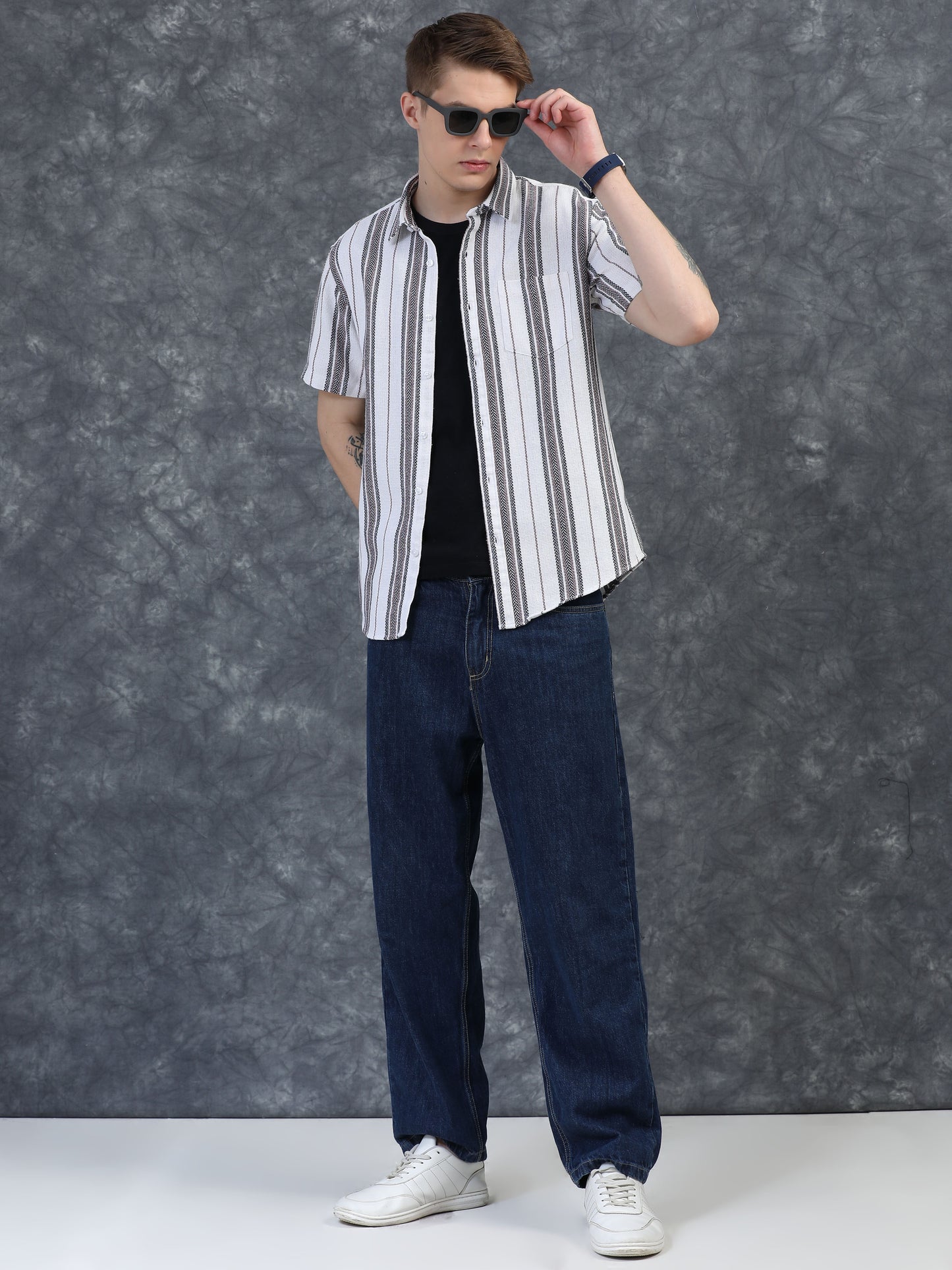 Off-White Striped Shirt