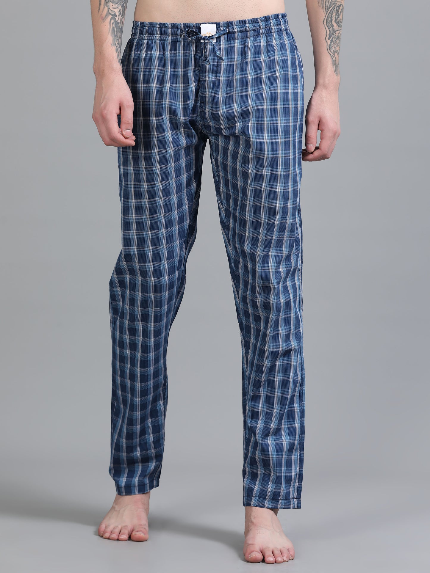 Checks Pyjama with zip pocket
