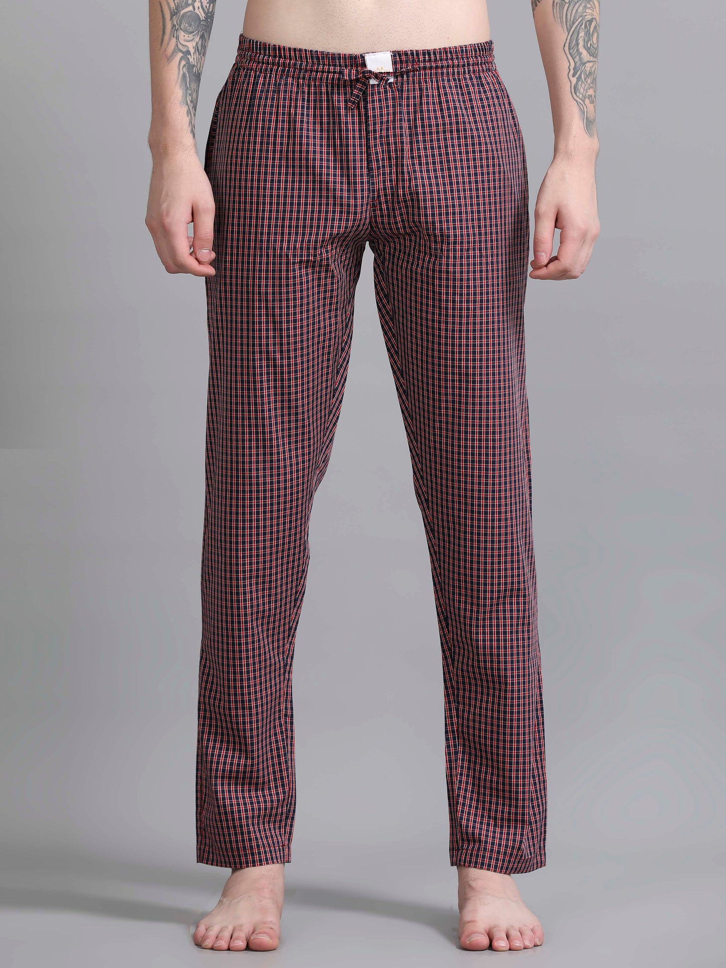 Checks Pyjama with zip pocket