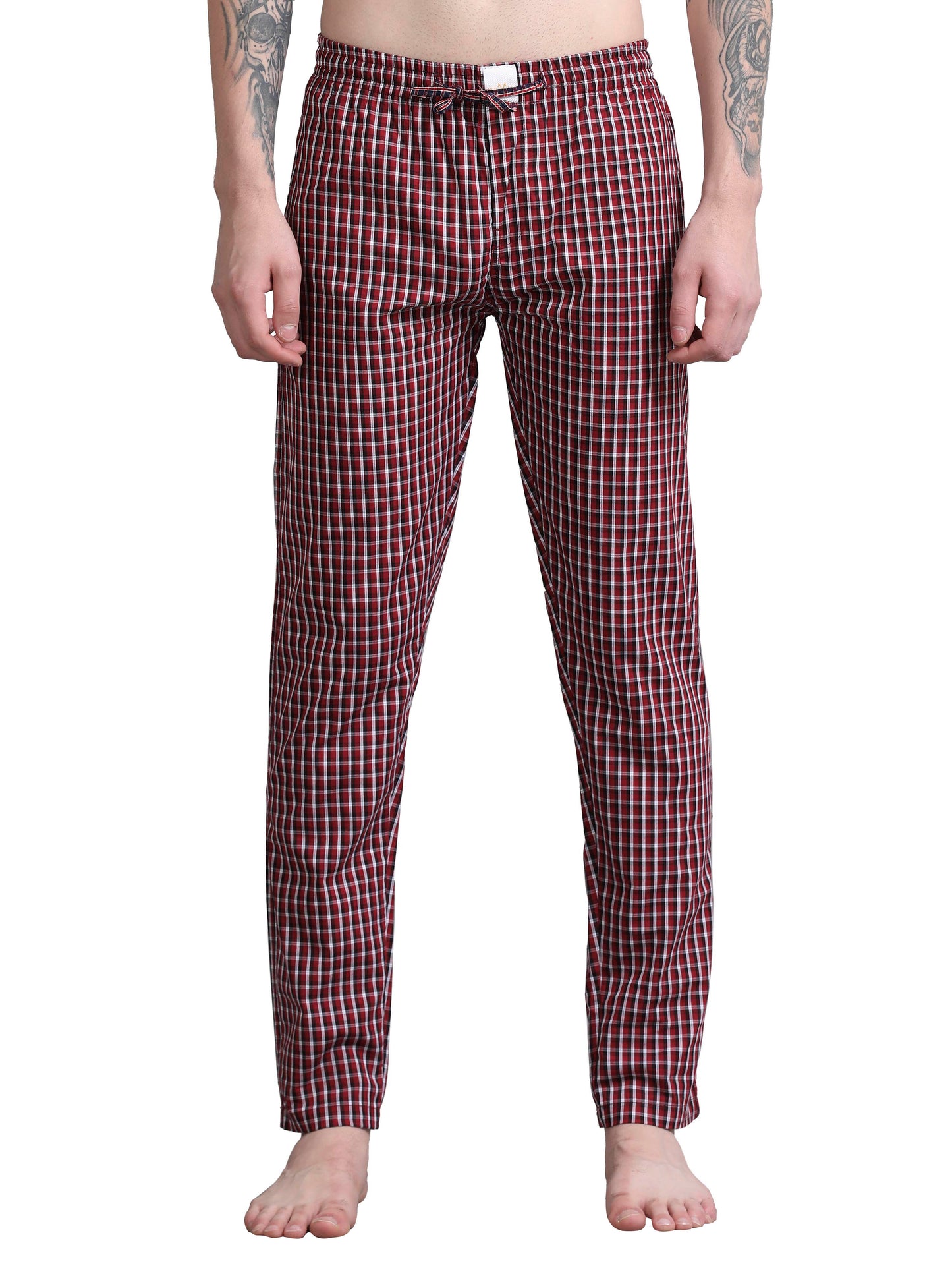 Checks Pyjama with zip pocket