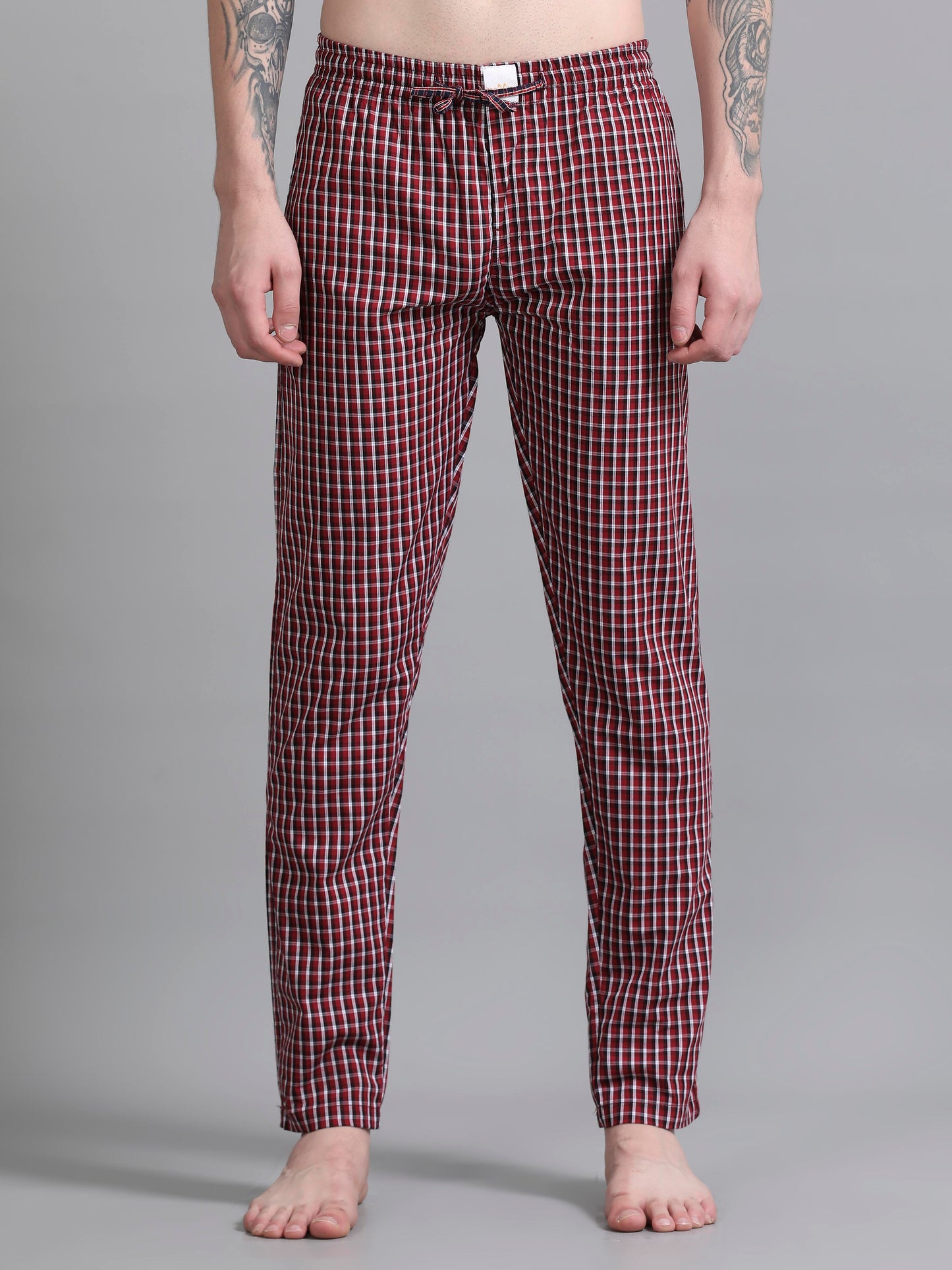 Checks Pyjama with zip pocket