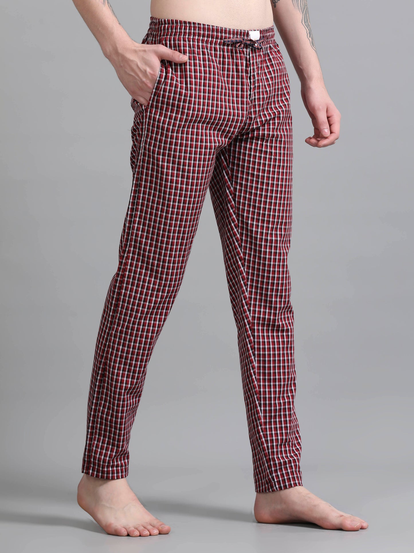 Checks Pyjama with zip pocket