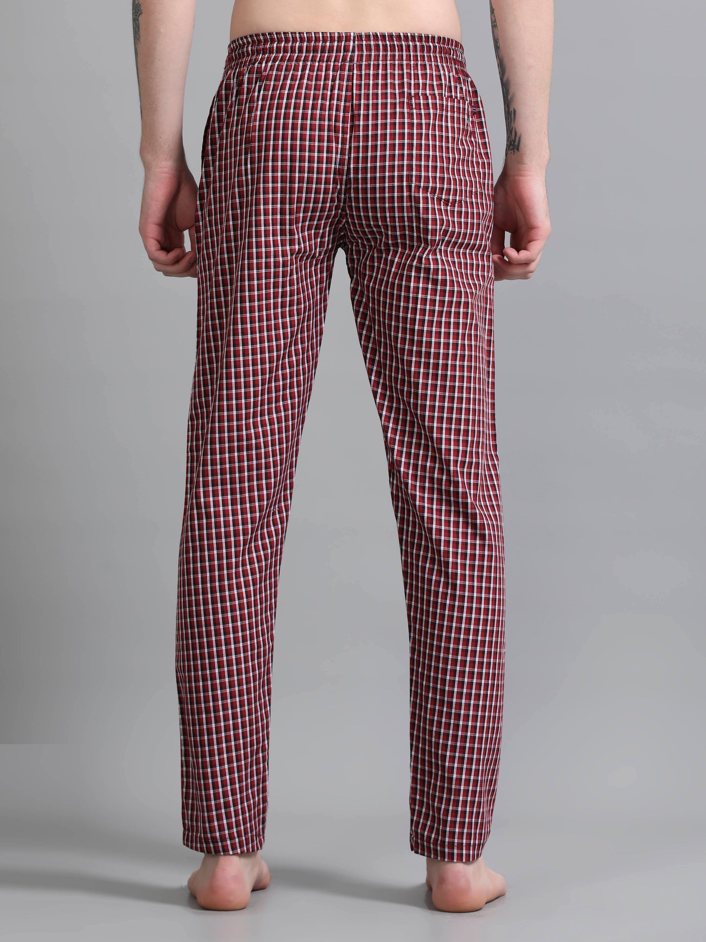 Checks Pyjama with zip pocket