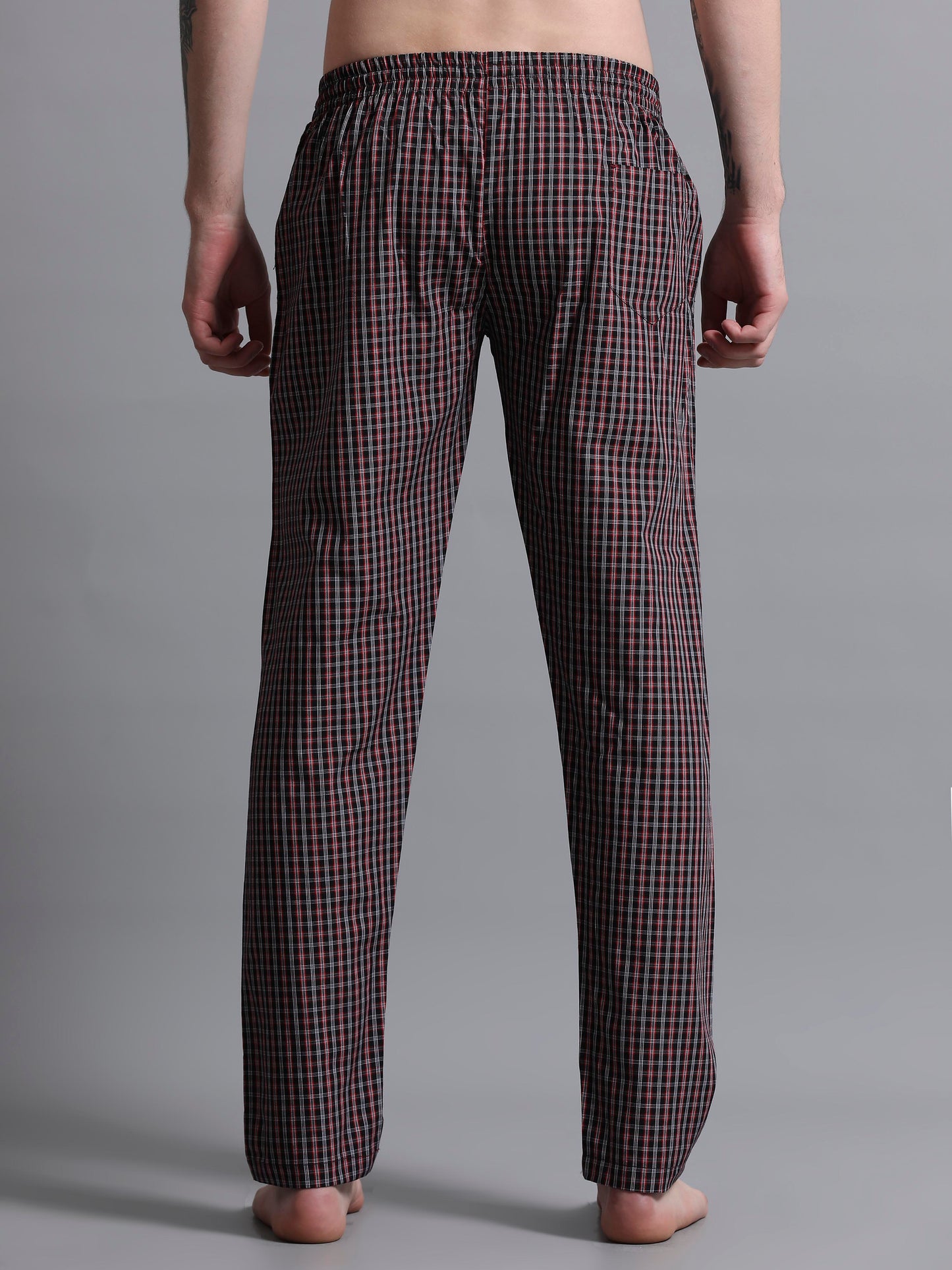 Checks Pyjama with zip pocket