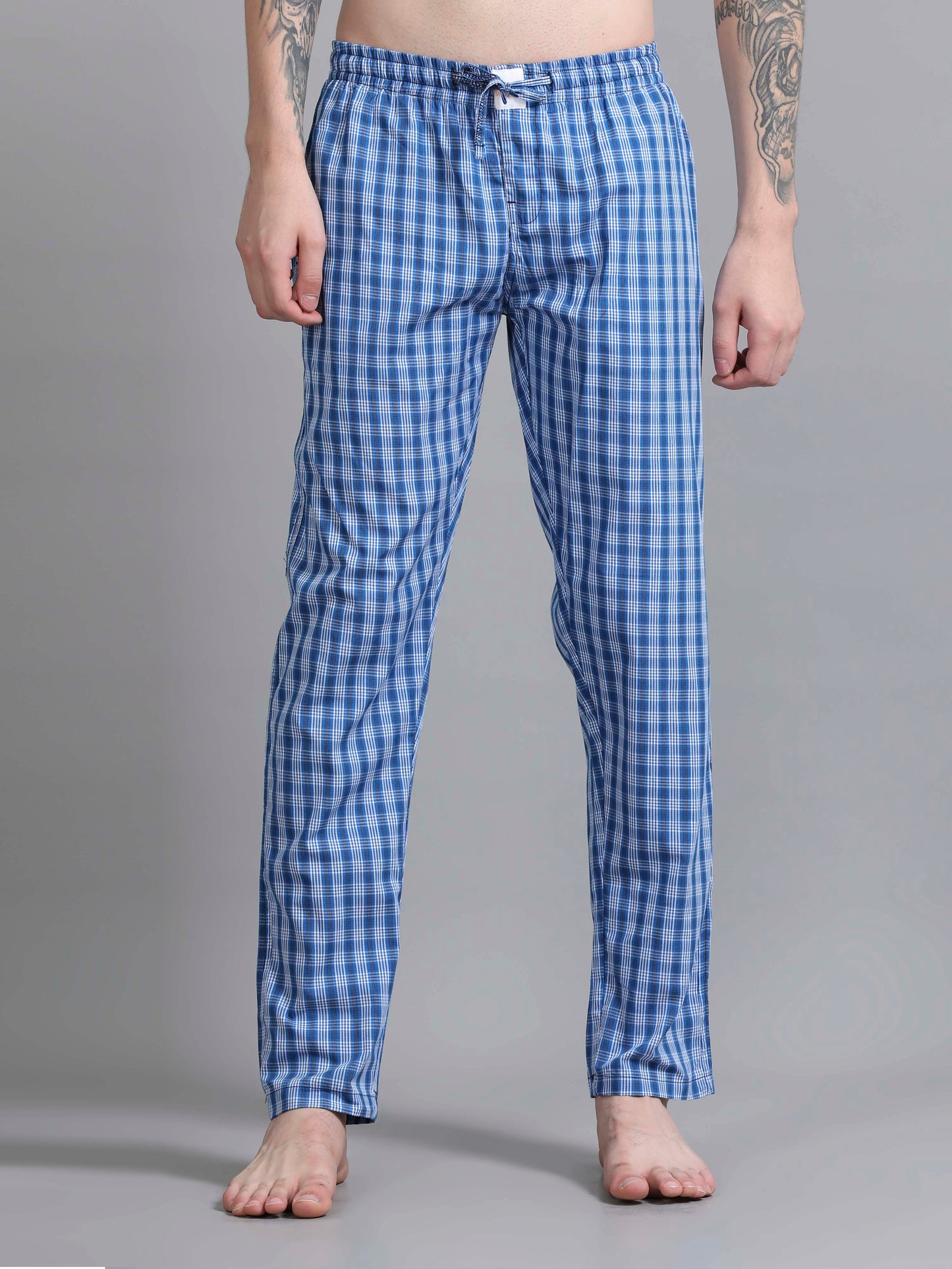 Checks Pyjama with zip pocket