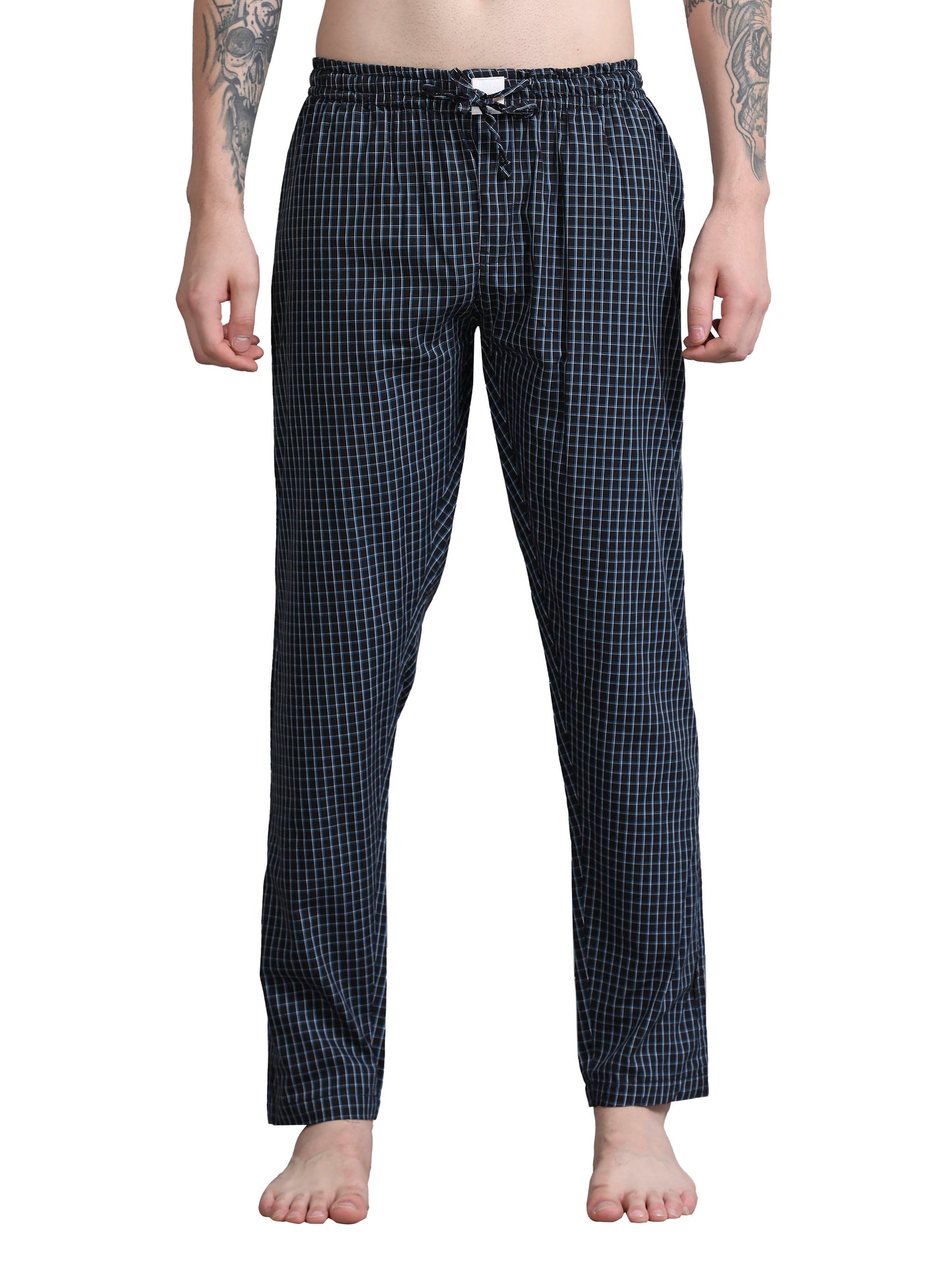 Checks Pyjama with zip pocket