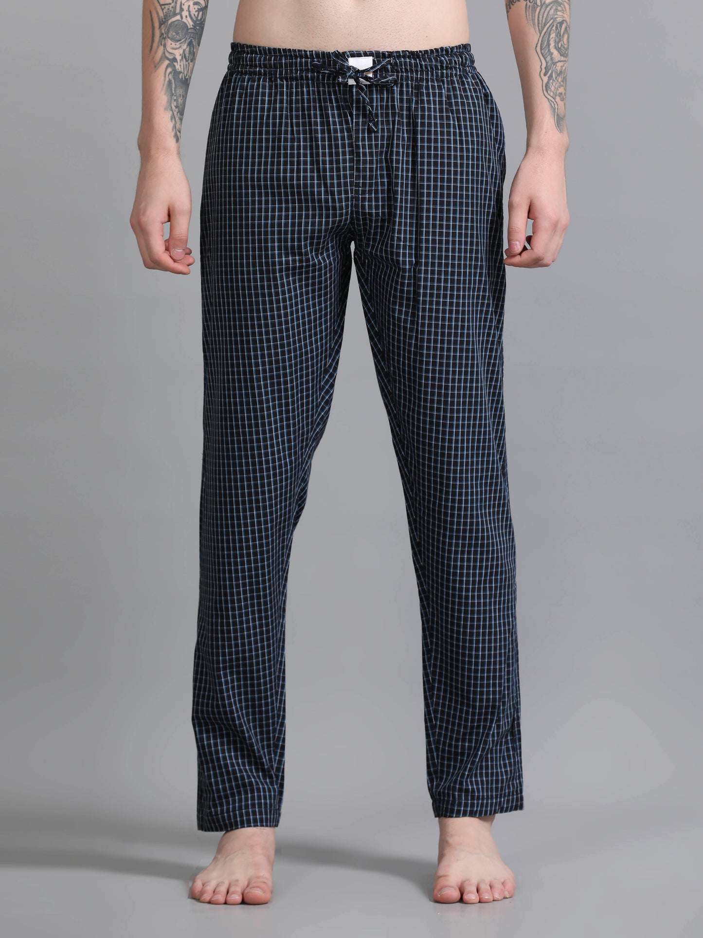 Checks Pyjama with zip pocket