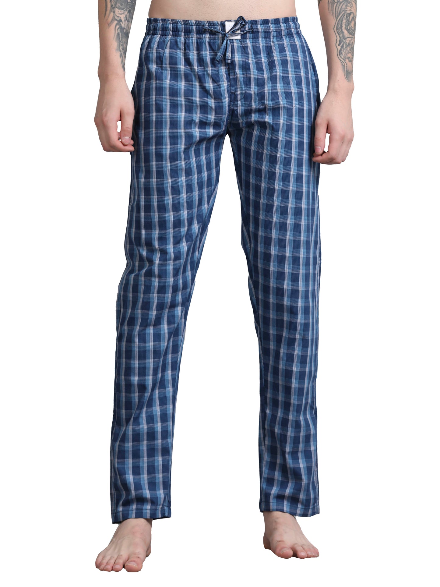 Checks Pyjama with zip pocket