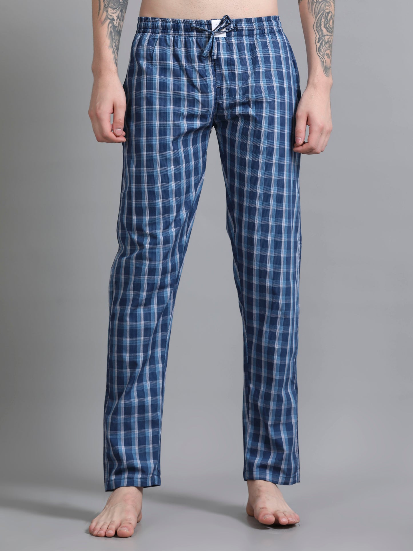Checks Pyjama with zip pocket