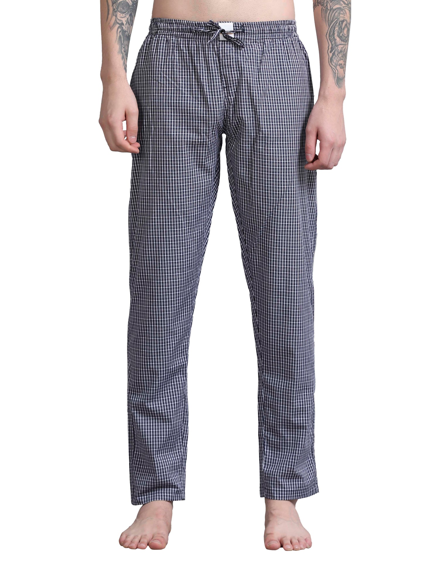 Checks Pyjama with zip pocket