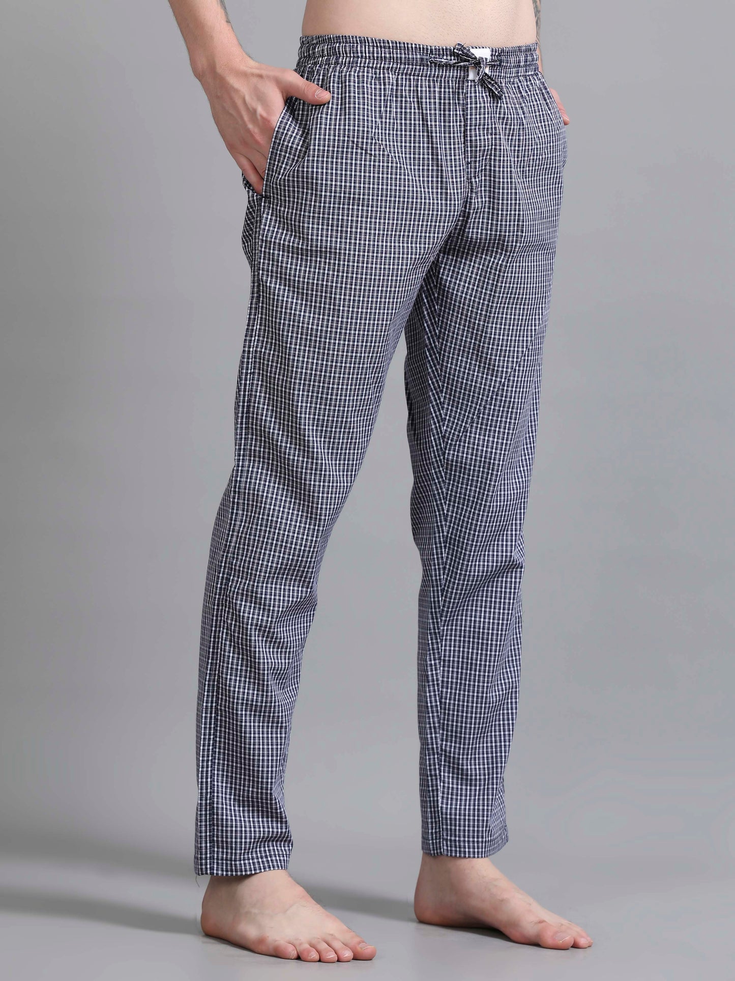 Checks Pyjama with zip pocket