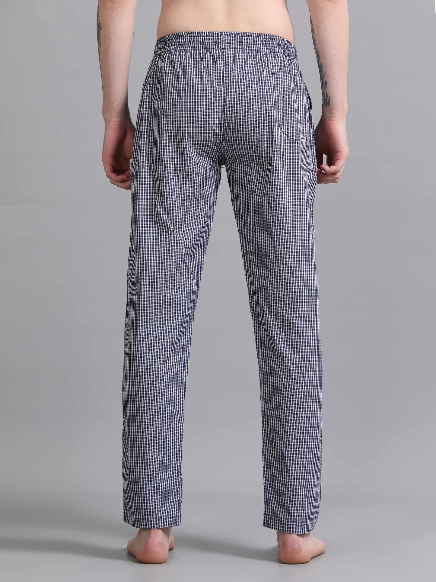 Checks Pyjama with zip pocket