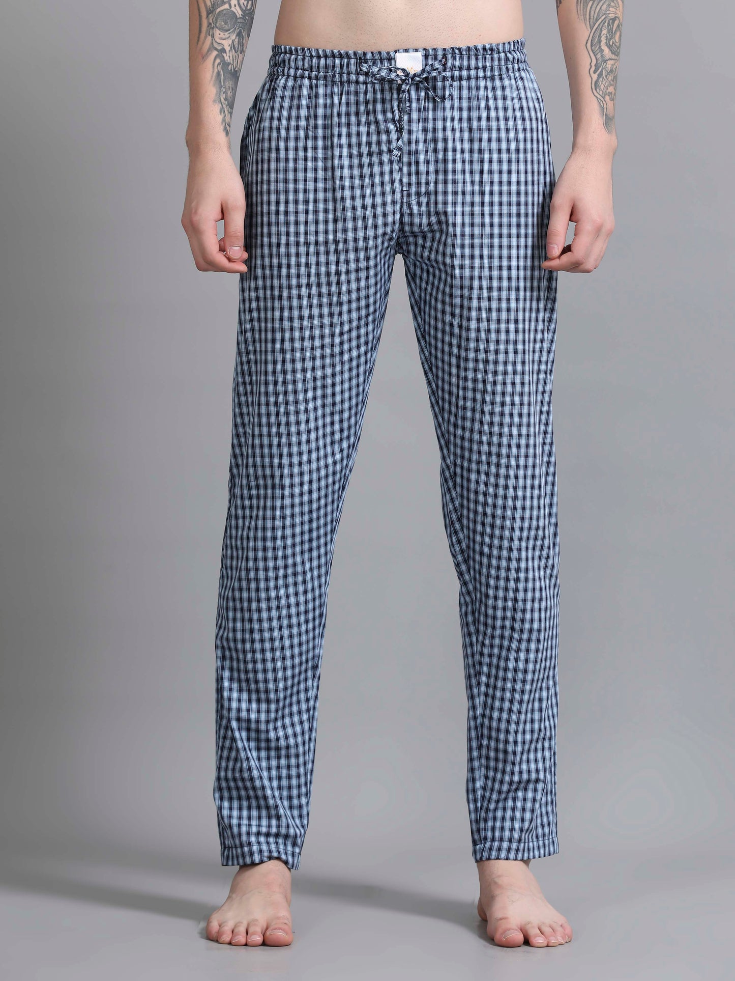 Checks Pyjama with zip pocket