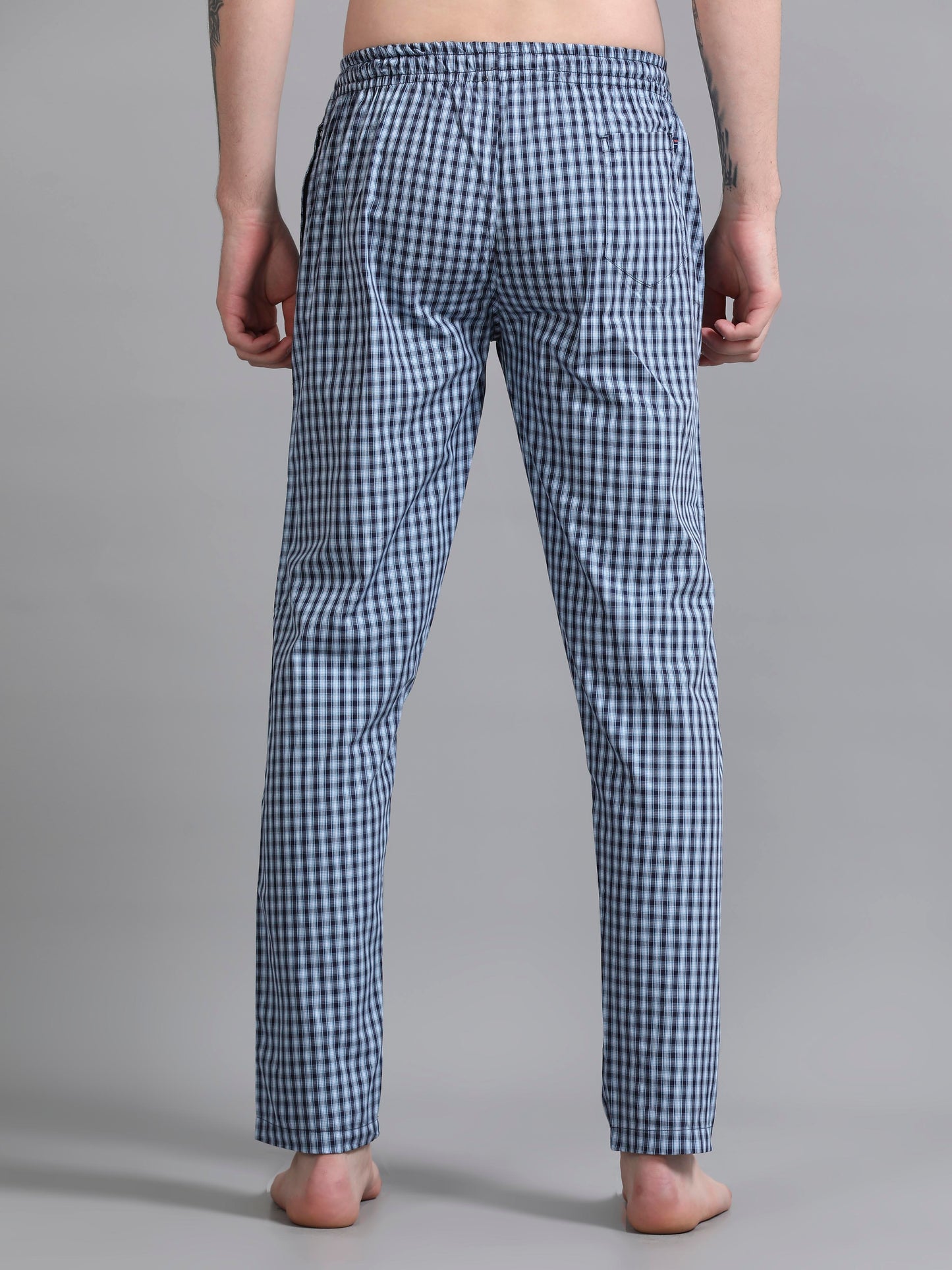 Checks Pyjama with zip pocket